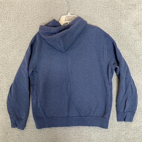 Polo Ralph Lauren Mens Full Zip Sweater Blue Size XL Drawstring Pockets - Picture 3 of 3